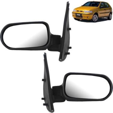 Imagem de PAR Retrovisor Palio Siena 4 Portas 2001 2002 2003 Sem Controle - Prim