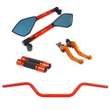 Imagem de Manete Manopla Retrovisor Guidão Strada Twister Cb300r - Stark Race, L