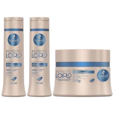 Imagem de Haskell Bendito Loiro 300ml Para Cabelos Descoloridos - Haskell Cosmét