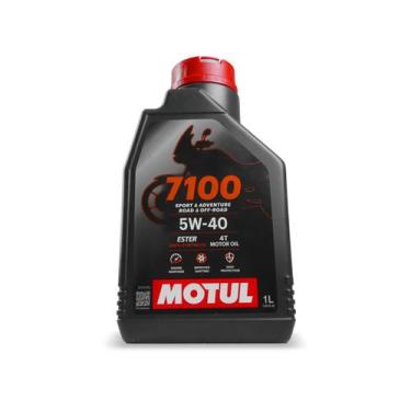 Imagem de Óleo Motul p/ Motor 7100 5W40 100% Sintético Motos 4T 1L