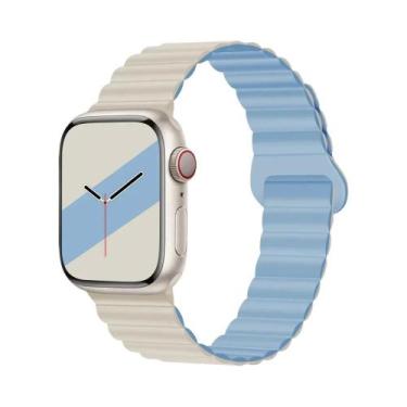 Imagem de Pulseira Magnética De Silicone Para Apple Watch Série 1 2 3 4 5 6 7 8 