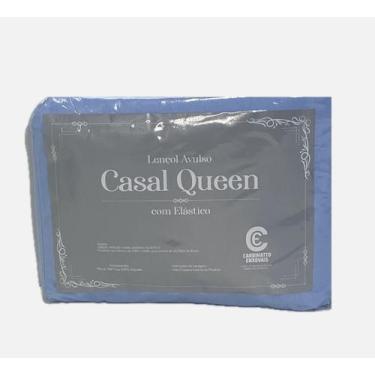 Imagem de Lençol Casal Queen Avulso 100% algodão percal 200 fios com elastico - 
