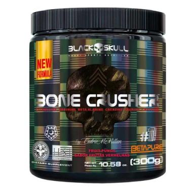 Imagem de Pre Treino Bone Crusher 300g Black Skull Fruit Punch Original