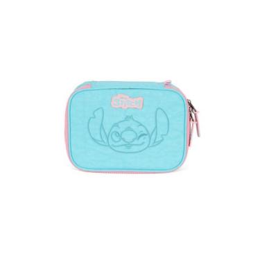 Imagem de Estojo Box Stitch Escolar Feminino Baú Lançamento Luxcel