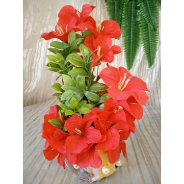 Imagem de Arranjo de flores vermelhas - Chica flor 