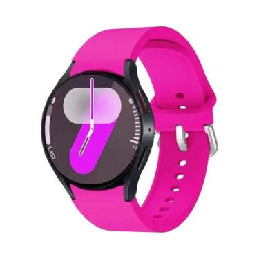 Imagem de Pulseira De Silicone Para Samsung Galaxy Watch 40mm 44mm 45mm Sem Espa