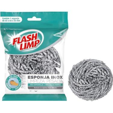 Imagem de Esponja Inox Limpeza Pesada - Flash Limp - EURO