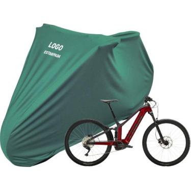 Imagem de Capa Bike Trek Powerfly FS 4 2ª Geração Mtb Proteção Pintura, Verde