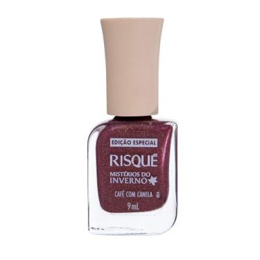 Imagem de Esmalte Risqué Mistérios do Inverno Café com Canela Metálico 9ml