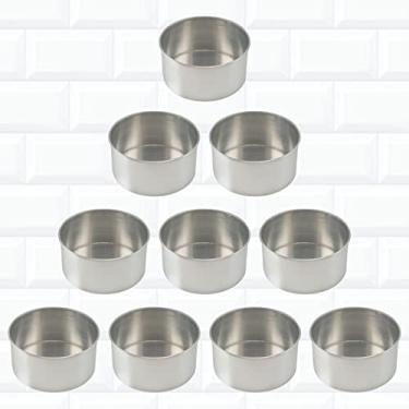 Imagem de Formas De Bolo Bento Cake 8x4,5cm 10 Un Alumínio Naked Cake