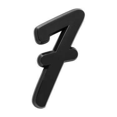 Imagem de Número Residencial Para Casa 7 Preto 3D 22cm