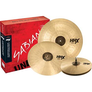 Imagem de Sabian Conjunto de desempenho complexo HHX 38 cm Hi-Hats 48 cm Thin Crash 56 cm Medium Ride (15005XCN)
