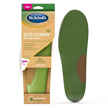 Imagem de Dr. Scholl's Palmilhas de espuma ecológica para mulheres, inserções de sapato feitas com material sustentável e reciclado, feminino 36-40