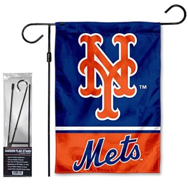 Imagem de WinCraft Mets Garden Flag with Stand Holder Flagpole