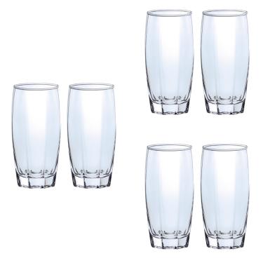 Imagem de Copos de Vidro Jogo com 6 Florence 370ml Transparente Luxo