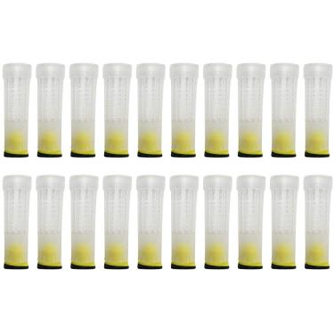 Imagem de APlayfulBee Gaiola de rolo Queen Bee 20 peças kit de equipamentos de copo de criação de apicultura ferramentas de insetos