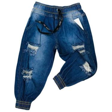 Imagem de Calça Jeans Jogger Destroyed Infantil Blogueirinha - Pedrinho