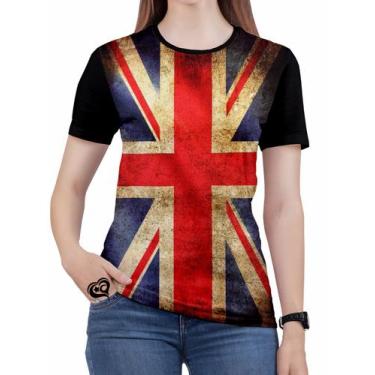 Imagem de Camiseta Inglaterra Feminina Reino Unido Blusa Europa - Alemark