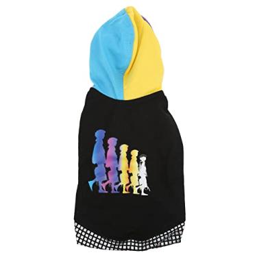 Imagem de OKJHFD Cachorro Casaco de inverno à prova de vento, colete quente, traje de moletom moderno e fofo para festas de Natal diariamente (5 tamanhos)(XXL)