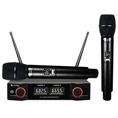 Imagem de Microfone sem fio uhf kdsw 402 m uhf (mão + mão)