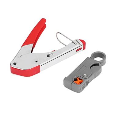 Imagem de Decapador de Fios, Alicate Crimpador Design Padrão para Ampla Utilização de Cabo Coaxial