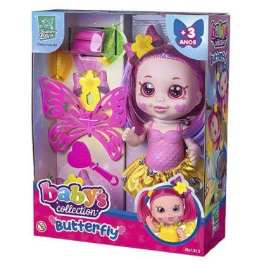Imagem de Boneca - Butterfly Babys Collection Sapatinho Pink - 513 - SUPER TOYS