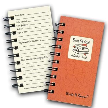 Imagem de Livros I Read, A Reader's Journal - MINI Coral Hard Cover (instruções em cada página, papel reciclado, leia mais...)