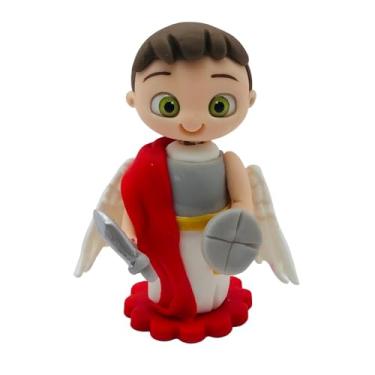 Imagem de Imagem Infantil Biscuit São Miguel Arcanjo 8 Cm