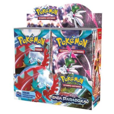Imagem de Box Display Pokémon Escarlate Violeta 4 Fenda Paradoxal - Copag