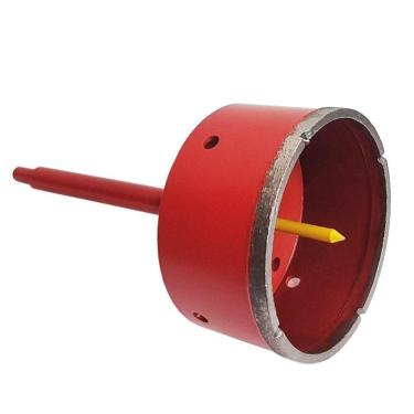 Imagem de Serra Copo Diamantada Com Haste 110Mm Guia Profissional Htom