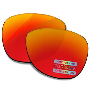 Imagem de Bowyer Lentes de reposição polarizadas para óculos de sol Oakley Crosshair New 2012 OO4060 - Espelho vermelho fogo