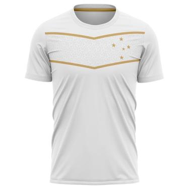 Imagem de Camiseta Braziline Moss Cruzeiro Masculino - Branco