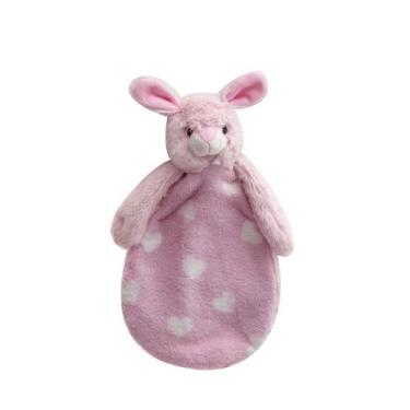 Imagem de Naninha Soninho Soft Bebe Bichinhos Antialérgico Coelhinho Rosa - Loan