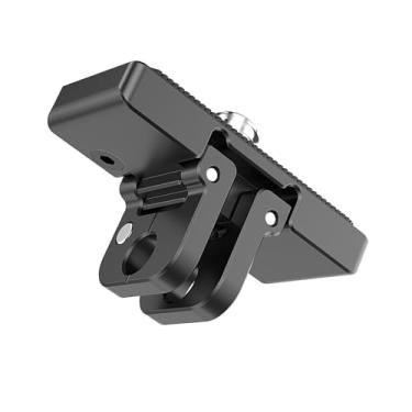 Imagem de MOOKEENONE Adaptador magnético para câmera Insta360 x4, adaptador de conversão de tripé de liga de alumínio, acessórios para câmera, preto