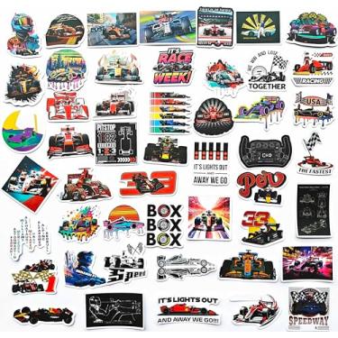 Imagem de Adesivos engraçados para carros de corrida automotivos adesivos legais para capacete de piloto de patrocínio automotivo, gráficos de corrida de rua