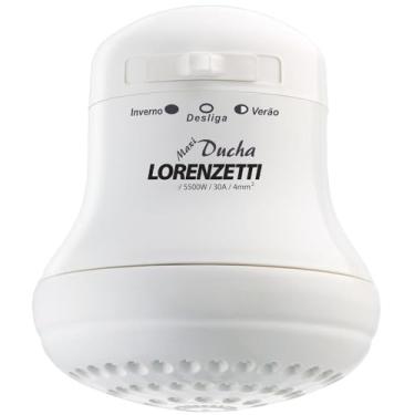 Imagem de Lorenzetti Chuveiro Elétrico Branco Maxi Ducha, 5500W 110V