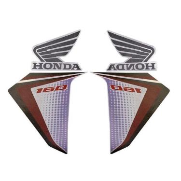 Imagem de Faixa Adesiva Titan 160 Aba Tanque Par - Nacional, BRANCO 2016 EX