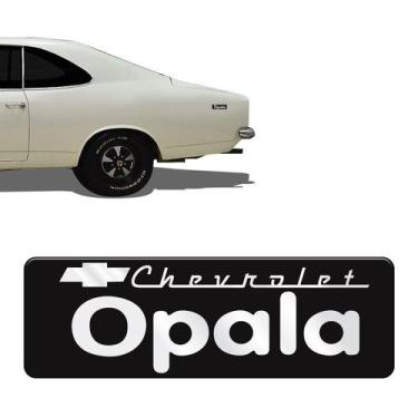 Imagem de Adesivo Chevrolet Opala Cromado Resinado Emblema Universal - SPORTINOX