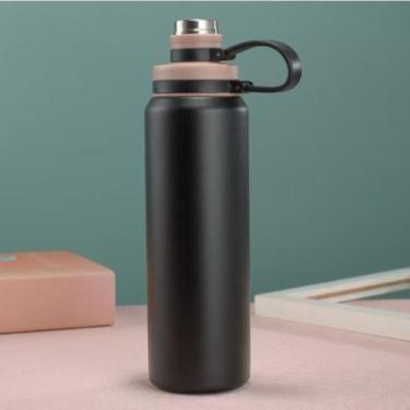 Imagem de Garrafa Térmica Aço Inox A Vacuum Bottle Resistente 800ml - BC-014, Pr