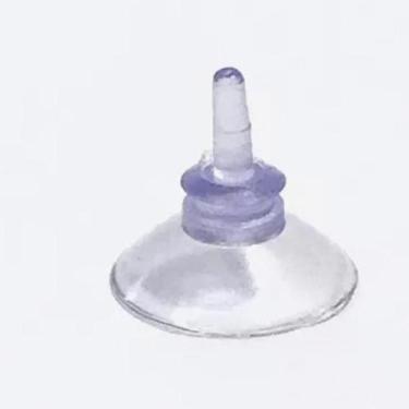 Imagem de Kit 20 Ventosas PVC 20mm Ponta Fina Vidro Acrílico - H Plásticos