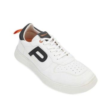 Imagem de Sapatenis Masc Sapatenis West Line 4000, Branco, Preto, 40