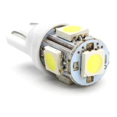 Imagem de Kit 8 Lâmpadas Pingo 5 Leds Pingão T10 Caminhão Carreta 24v - EVOLUX A