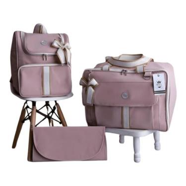Imagem de Bolsa Saida maternida Varias Cores - babbymania, Lilás