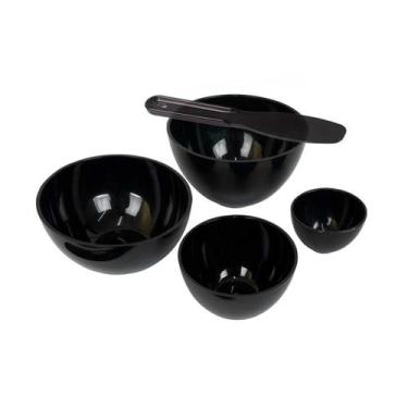 Imagem de Kit com 4 Cubetas Silicone e 1 Espátula Para Estética, Saúde - Argilas