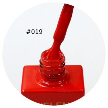 Imagem de Esmalte em gel helen color 15ml c/ anvisa -,  019 VERMELHO