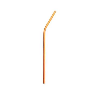 Imagem de Canudo de Inox Extra Longo Curvo - CAN.U.DO, Dourado