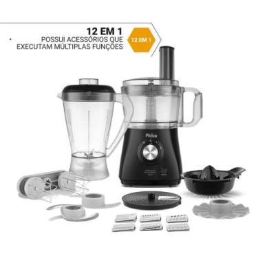 Imagem de Multiprocessador Philco All In One Maximus 12 EM 1 - 1000w Preto, 220V
