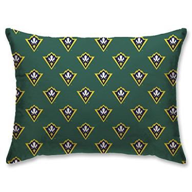 Imagem de Pegasus Sports ALMOFADA COM LOGO NCAA PLUSH - NC WILMINGTON, azul-petróleo, 50,8 x 66,0 cm