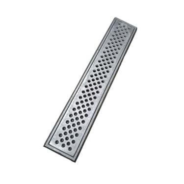 Imagem de Grelha Pluvial 10x50 Anti Insetos Aluminio Perfurado - Ficone & Reis 