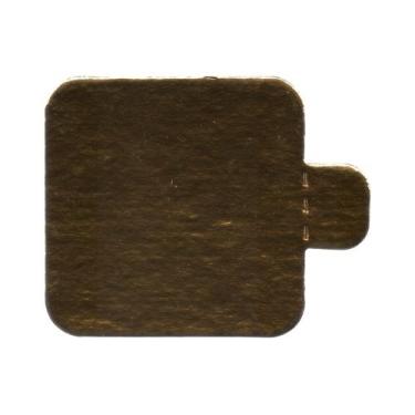 Imagem de 125 Base Laminada para Doces Quadrado Nº6 Premium - AAZ, Dourado